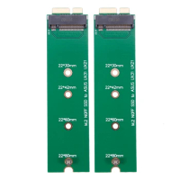 2X M.2 Ngff Ssd To 18 Pin Adapter Card For ASUS UX31 UX21 Zenbook 128G 256G Ssd