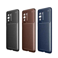 Anti fall Silicone Carbon Fiber Pattern Mobile Phone Case Protective Cover for POCO F3 Redmi K40/K40Pro телефонный чехол
