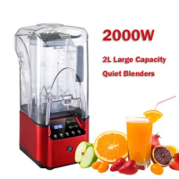 2000W Heavy Duty Commercial Grade Blender Mixer Juicer Fruit Food Processor Ice Smoothies Blender High Power Juice Maker Crusher