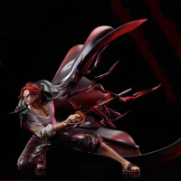 Anime One Piece Red Hair Shanks 16cm Figure Action Figurine Model PVC Statue Doll Ornament Collection Decoration Toys Kids Gifts