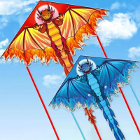 Large Dragon Kite Flying Dragon Kite Outdoor Sports Toy For Children Birthday Gift D8L8