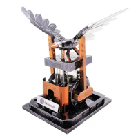 Microworld 3D metal Puzzle Mechanical flying eagle Building Model DIY 3D laser cutting Jigsaw puzzle model Toys Gift for adult