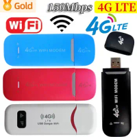 NEW 4G WiFi Router Wireless USB Dongle 150Mbps Modem Stick Wi Fi Adapter 4G LTE Router Mobile Wifi Hotspot With Sim Card Slot