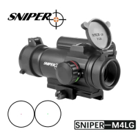 SNIPER Red Dot Sight 4 MOA Rifle Scope with Liser Mount Airsoft Hunting Accessory
