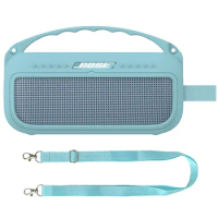New Silicone Handle Cover Case Replacement for Bose SoundLink Flex Bluetooth Portable Speaker (Case and Strap)