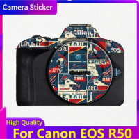 For Canon EOS R50 Camera Body Sticker Protective Skin Decal Vinyl Wrap Film Anti-Scratch Protector Coat