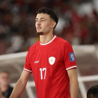 Ivar Jenner #17 Timnas Indonesia Home 2024/2025 Player Issue PI SS Garuda Red Merah Erspo Official M