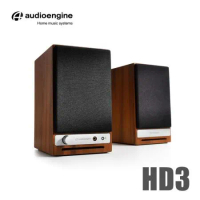 【Audioengine HD3 wireless主動式立體聲藍牙書架喇叭-胡桃木紋款】