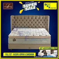 Lady Americana Excelsior Set Kasur Springbed 180 x 200 Multicolor