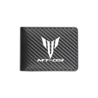 For Yamaha MT-09 MT 09 mt09 FZ09 2014-2020 2019 2018 Carbon Fiber Motorcycle Driver License Bag ID Card Holder Wallet