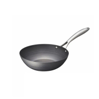 【vitacraft】日本製窒化鐵 無塗層單柄鐵炒鍋 22cm(Super Iron系列)