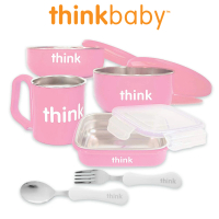 thinkbaby 不鏽鋼餐具組 六件組(多款可選/兒童餐具/學習餐具)