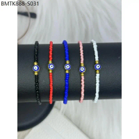 📌มูมาแล้ว  สร้อยข้อมือ Evil Eye 🧿 เครื่องรางของแท้จากตุรกี สายโซ่ปรับขนาดได้