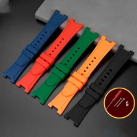 Rubber wristband For Casio Steel Heart G-SHOCK Series GST-B500D/AD Modified Resin Silicone Watch Band watch strap 26mm bracelet