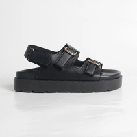 MINIMIMO Sandal Platform Kulit Casual Wanita Anti Slip Sofia