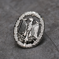 tomwang2012 U.S. GERMAN ARMED FORCES BADGE Jump Wings Airborne Badge Reenactment Military PIN METAL 