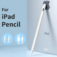 For iPad Pencil Apple Pen Stylus 2Gen Touch Screen Drawing Palm Rejection With Tilt Adjust Thickness Air Pro Mini For Ios System