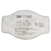 3M แผ่นกรองอนุภาคมีผงคาร์บอน รุ่น 1744C (กล่อง 10 ชิ้น)