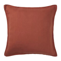DYTÅG 靠枕套, 紅棕色, 50x50 公分