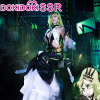Mobius Cosplay Game Honkai Impact 3 Cosplay Costume DokiDoki-SSR Halloween Women Black Long Dress Honkai Impact 3 Christmas