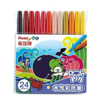 【Pentel飛龍】 S3602-24 彩色筆  24色 /盒