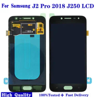 Per Super AMOLED For Samsung J2 Pro 2018 J250 LCD Display For Samsung J250 J2 Pro 2018 LCD Screen Touch Digitizer Assembly