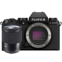 【FUJIFILM 富士】XS20 單機身＋Sigma 16mm f1.4 DC DN(公司貨)