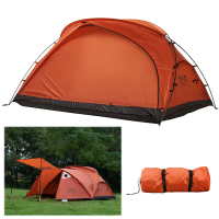 Portable Double Tent with Mosquito Net Trekking Shelter Tent 2 Person Camping Sleeping Tent for Back