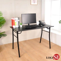 LOGIS 極簡馬鞍皮工業風工作桌 辦公桌 餐桌 電腦桌 (長120x寬60x高74公分)