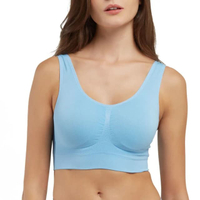บราสวมหัว Seamless Bra รุ่น WH9C24 สีฟ้า
