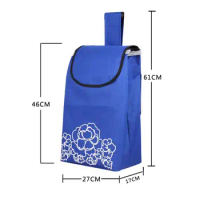Trolley Replacement Bag 20L Trolley Accessories Reusable Shopping Cart Bag
