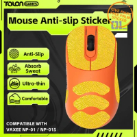 Yellow TALONGAMES Mouse Grip Tape For VAXEE NP-01 / NP-01S Mouse,Palm Sweat Absorption, All Inclusive Wave Patter Anti-Slip Tape