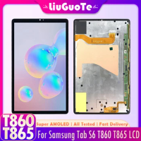 10.5" Super AMOLED LCD For Samsung Tab S6 T860 T865 2019 LCD Display Touch Screen Digitizer Assembly T860 T865 LCD Replacement
