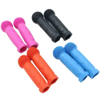 Child Children Kid Kids Bike Bicycle Tricycle Skateboard Scooter Rubber Grip Handle Handlebar Grips Anti-skid Colorful Blue Red