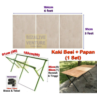 Hot Sale(3ft x 6ft) Night Market Legs + Board (1set) Night Market Foldable Table| Night Market Board