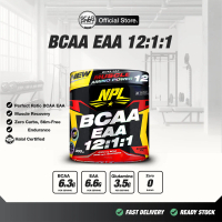 NPL BCAA EAA 12:1:1 + Glutamine (300g) Halal Fitness Supplement Vitamin