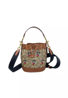 Coach Disney X  Coach 手提/斜挎兩用迷你手袋(CN499) –B4 / Khaki / Redwood Multi