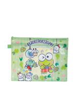 ซองใส่เอกสารมีซิป Kr A4 Double Kero Kero Keroppi สีหลากสี
