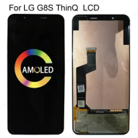 lcd For LG G8s ThinQ LCD Touch Screen Digitizer Assembly For LG G8s Display Replacement G8S LMG810 LM-G810 LMG810EAW with frame