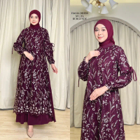 Bungakebaya Hagia Dress | Dress Cantik Brukat Premium | Dress Pesta Elegant