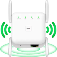 5G WiFi Repeater WiFi Amplifier Signal Wireless Network Wi-Fi Extender 1200Mbps Long Range Extender 5 Ghz 2.4G Wi Fi Booster