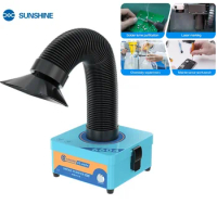 SUNSHINE SS-6604 Portable desktop type Mini Fume Extractor Welding Smoke Absorber 3 Layer Filter Dust Purification System