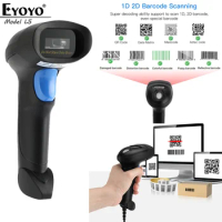 Eyoyo Wired QR 2D barcode scanner handheld USB Wired Bar Codes Reader CCD Data Matrix Bar Code Image Automatic Scanner BARCOD