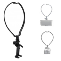 Adjustable Neck Hanging Holder Clamp Clip Necklace Hanger for iPhone Xiaomi Samsung Vivo Gopro Hero 10 9 8 7 6 5 Action Camera