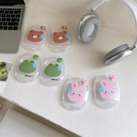 Cartoon Cute 3D Animal Clear Protective Case For Apple Airpods Max Earphone Case Silicon Headphone For Airpods Max Accessories