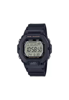 CASIO LWS-2200H-1AV Women's Digital Watch with Step Tracker and Black Resin Band