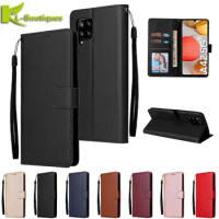 A12 A42 Case For Samsung Galaxy A12 Case Leather Flip Wallet Cases for Samsung A 12 A42 5G A125 A426 Phone Case Protecti Cover