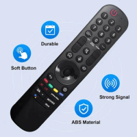 MR22GA Voice Remote Control For LG Smart TV Magic Remote With Pointer For LG Tvs OLED QNED Nanocell UHD Black ABS 2 Pcs