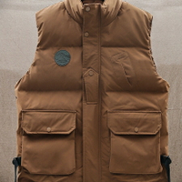 免運 馬甲外套男 M-8XL馬甲男秋冬季羽絨棉馬夾外穿背心2023新款坎肩保暖無袖外套 快速出貨