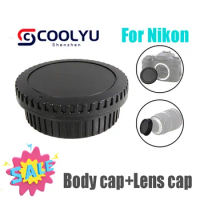Rear Lens Cover+Camera Body Cap Protect ABS Plastic Anti-Dust for Nikon DSLR d7100 d7200 d800 d5500 d3400 Camera Accessories